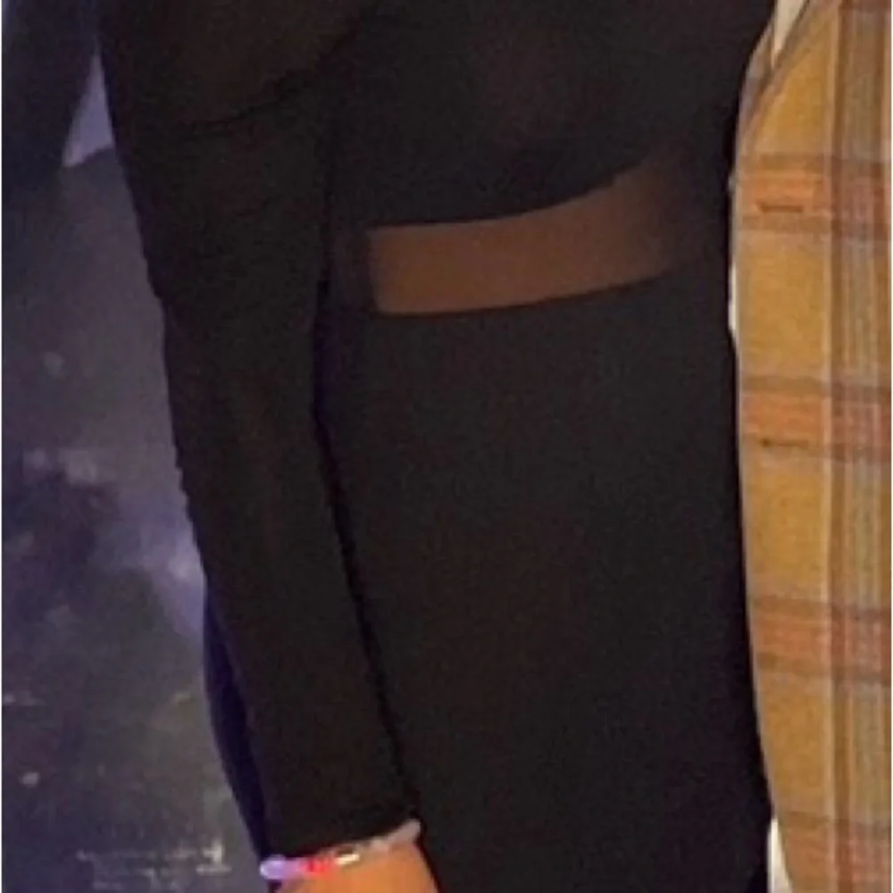 STAUD Black Sheer Panel Dress - Picture 4 of 4